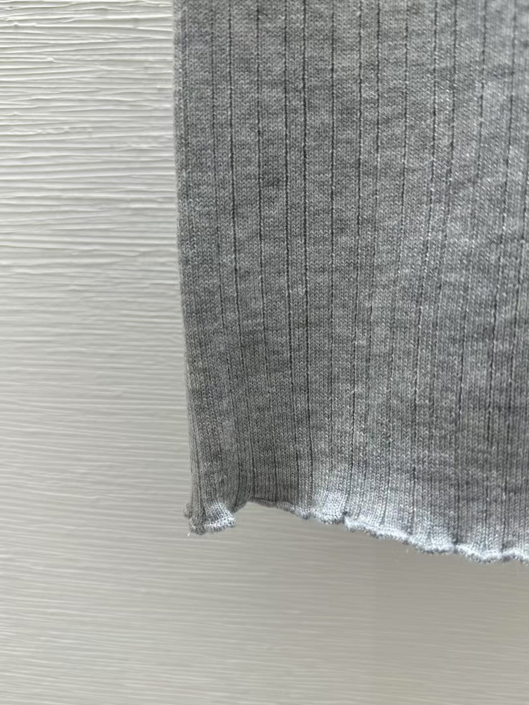 embroidered logo knitted vest