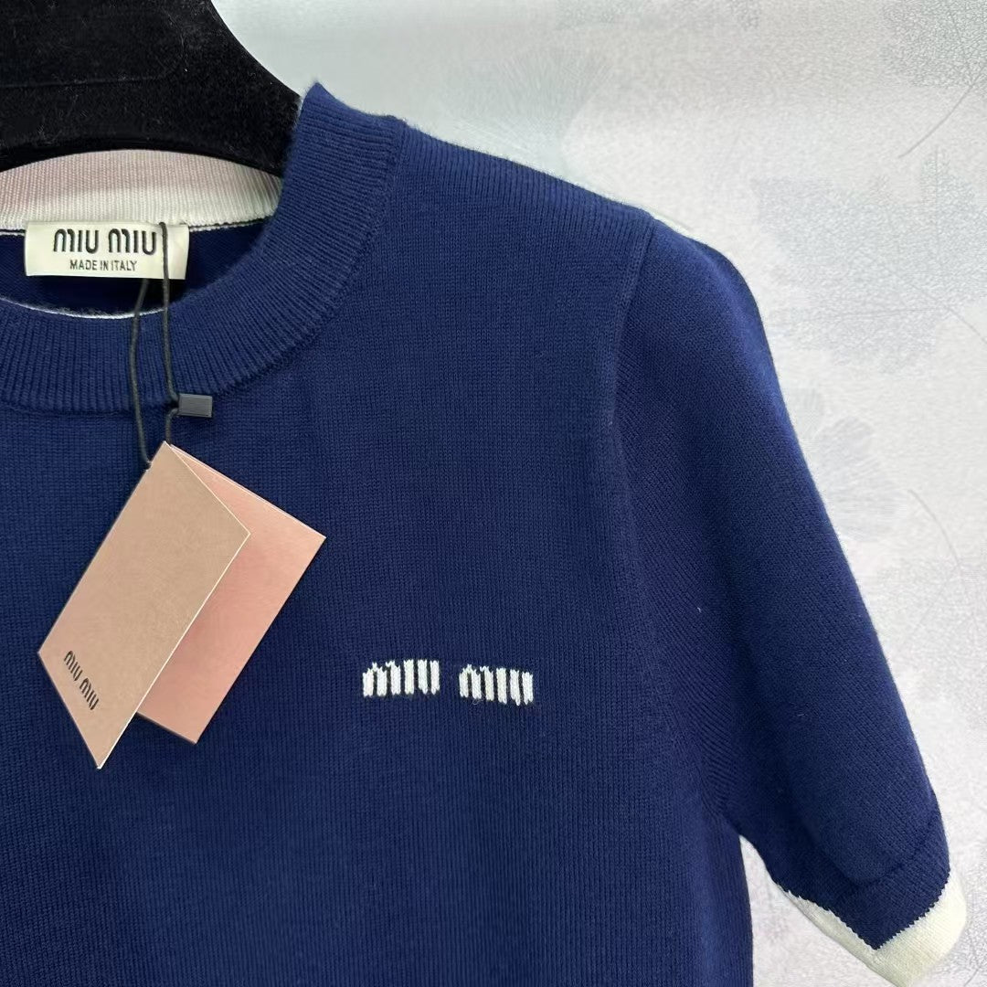 New style knitted short sleeves for early spring