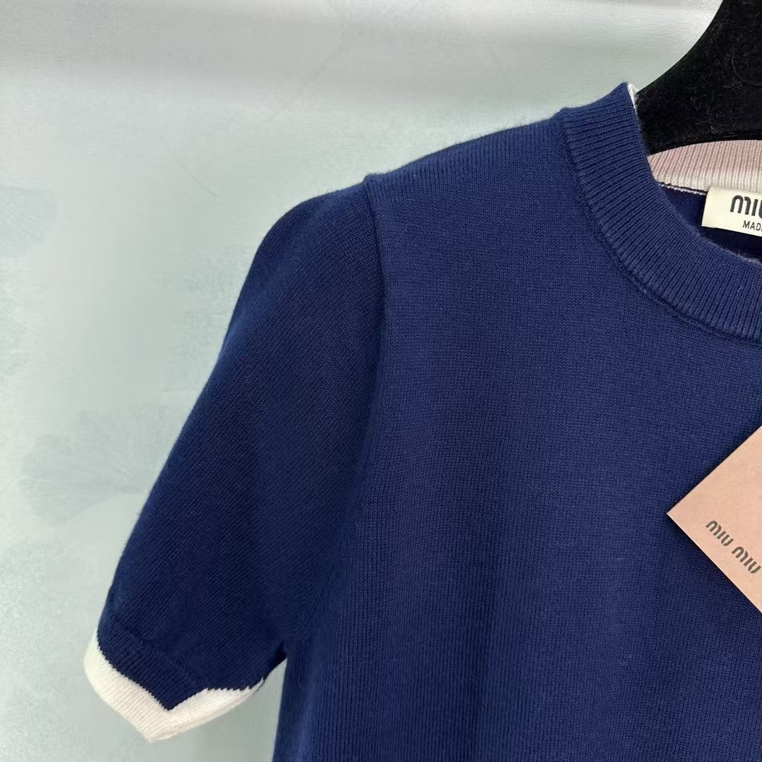 New style knitted short sleeves for early spring