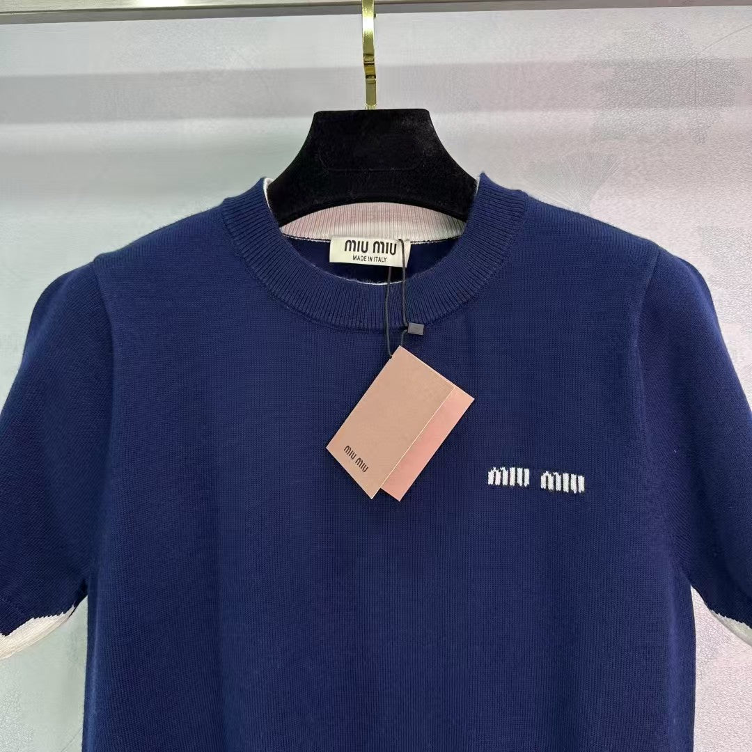 New style knitted short sleeves for early spring