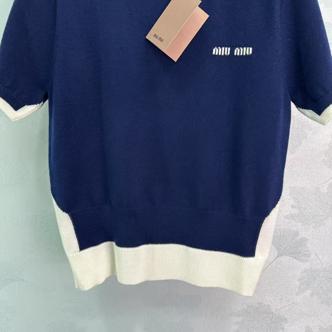 New style knitted short sleeves for early spring