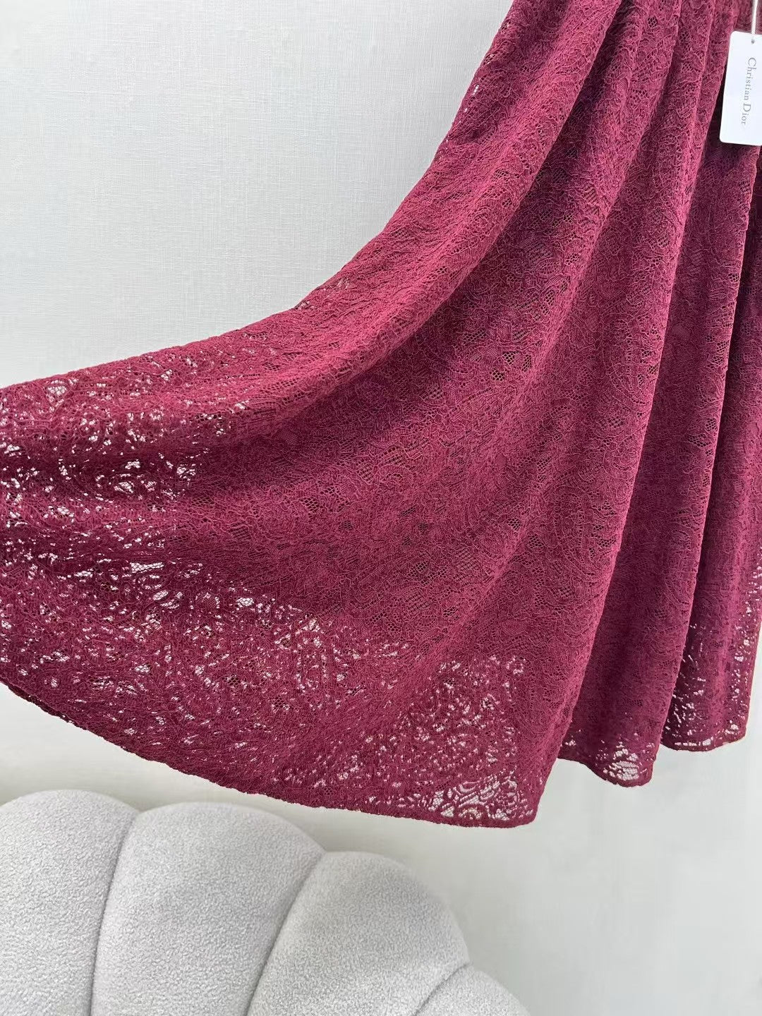 25 new versatile water-soluble flower lace skirt