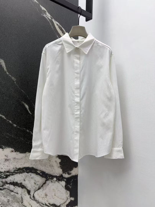 Early spring new dark pattern jacquard lapel shirt