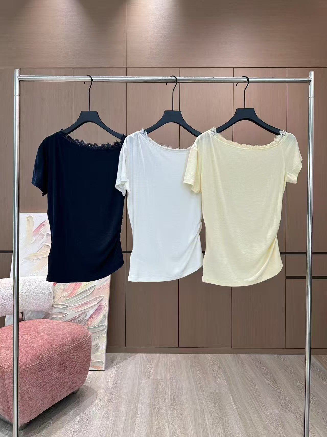 25 New Arrival Splicing Short Sleeves