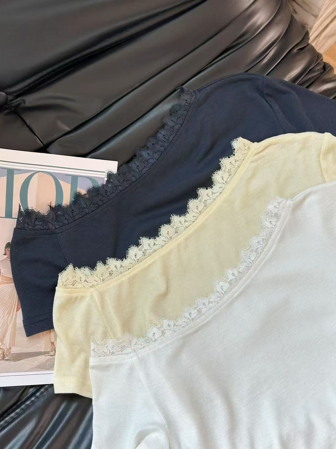 25 New Arrival Splicing Short Sleeves