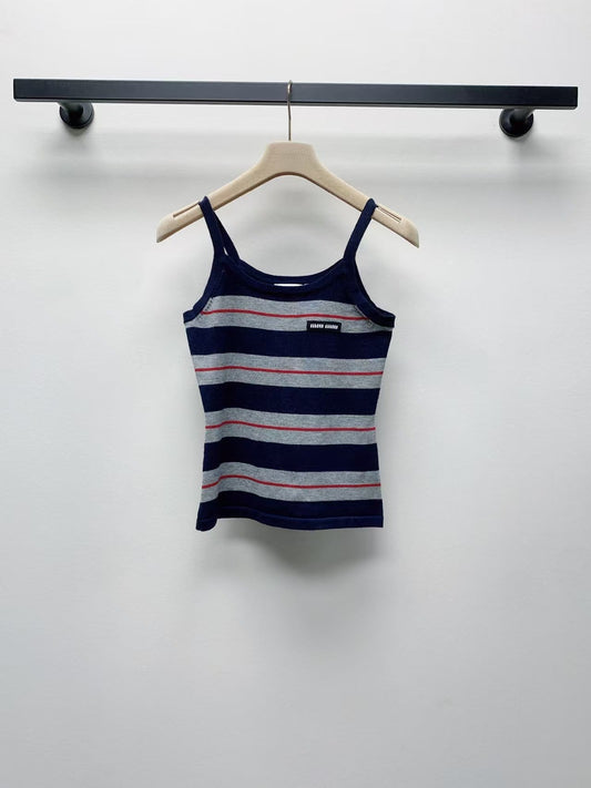 25ss new letter striped vest