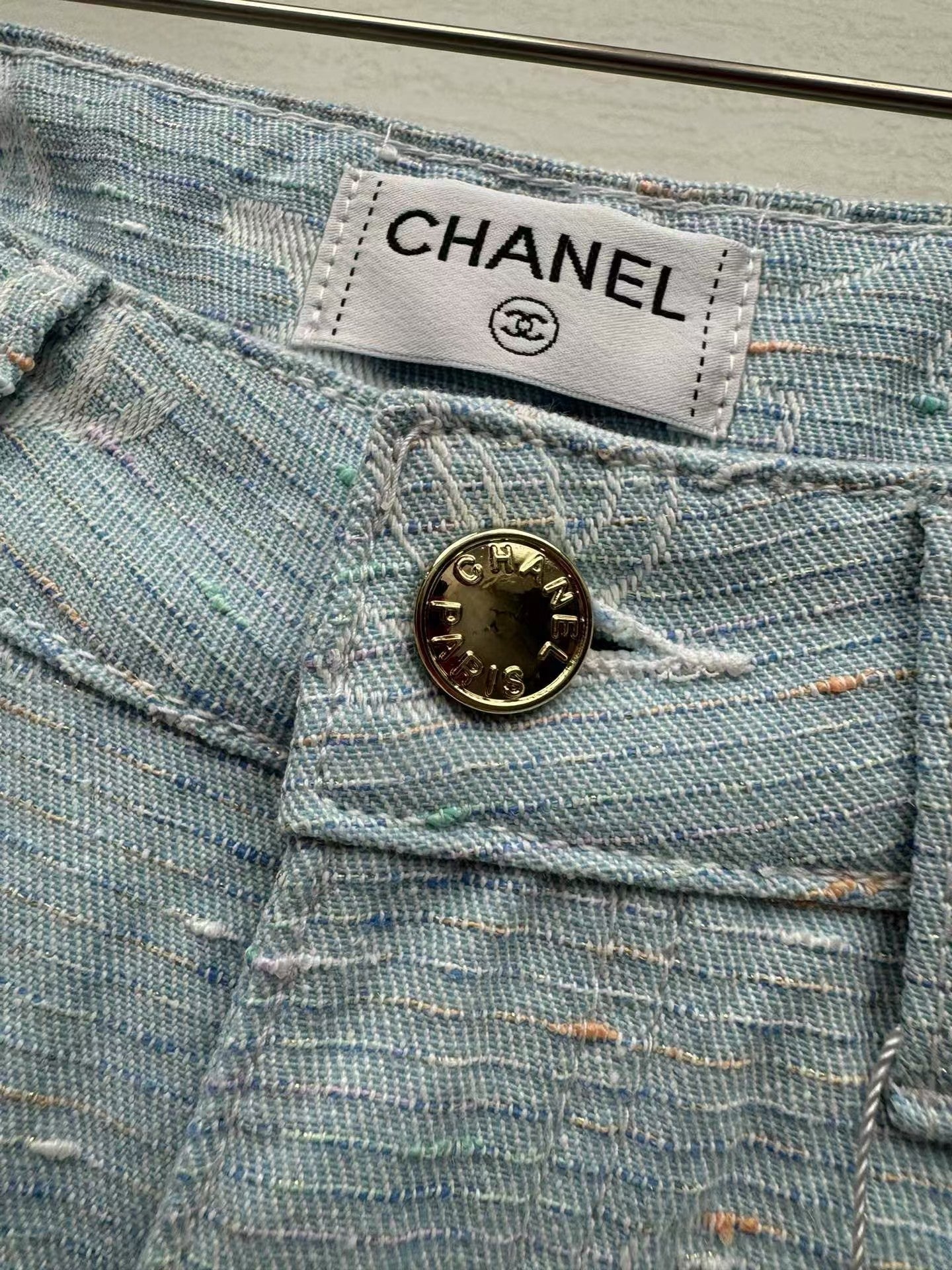 25ss jacquard all over print straight jeans