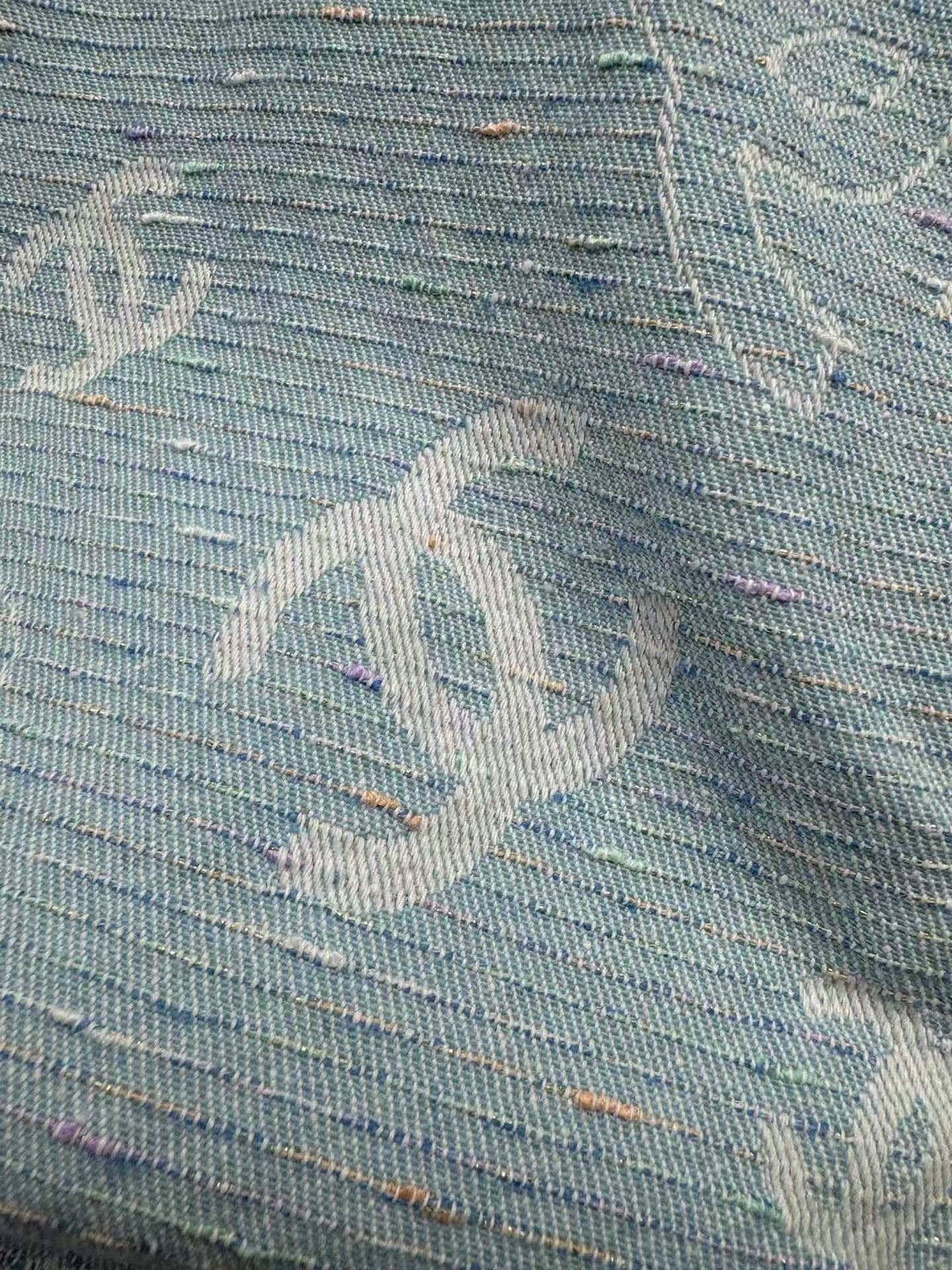 25ss jacquard all over print denim shorts