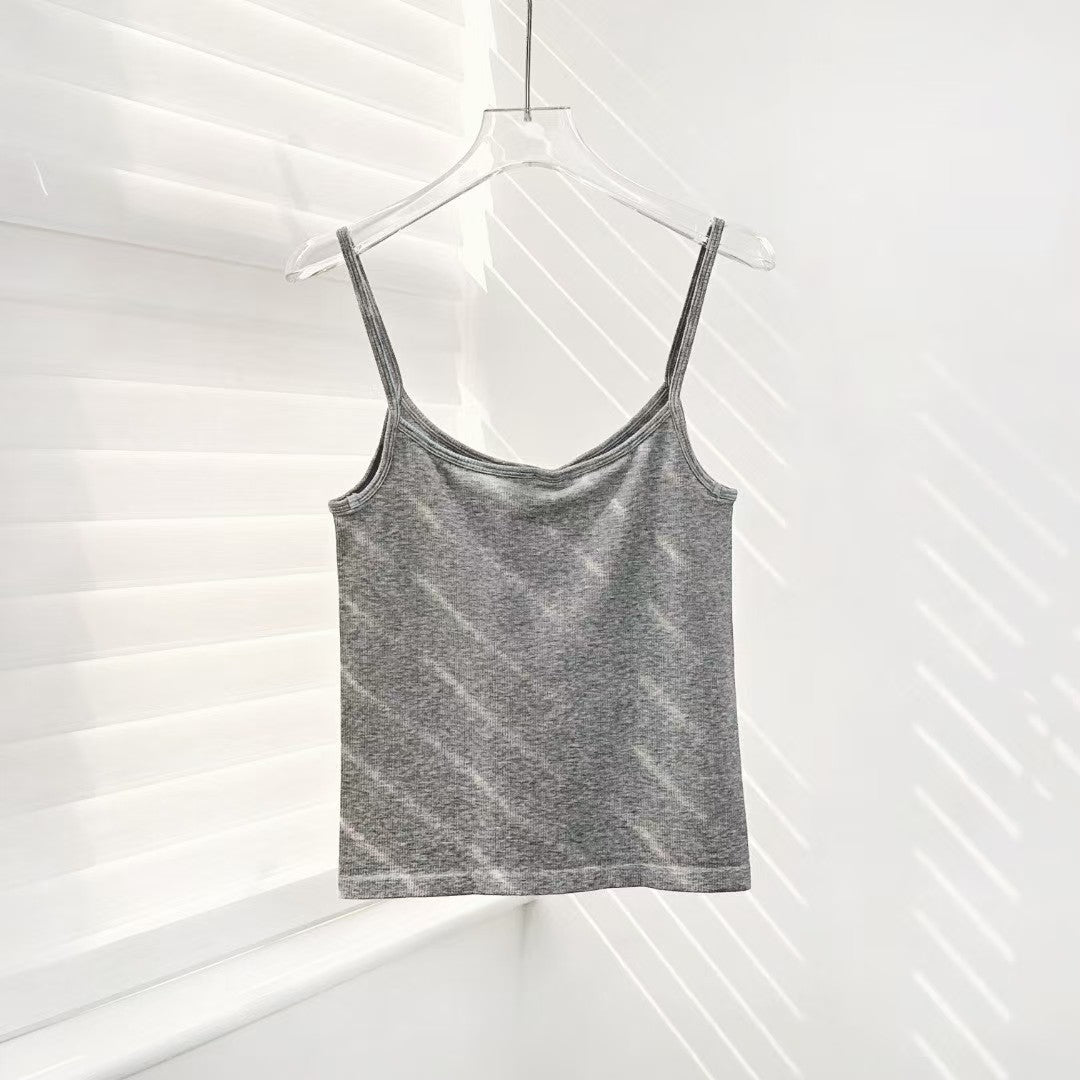 25ss logo embroidered suspenders