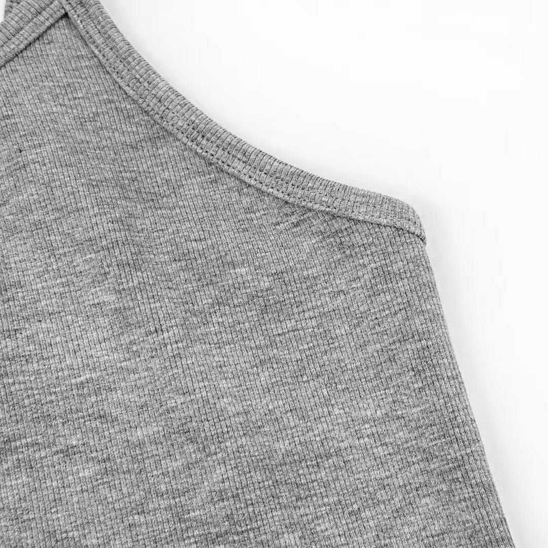 25ss logo embroidered suspenders