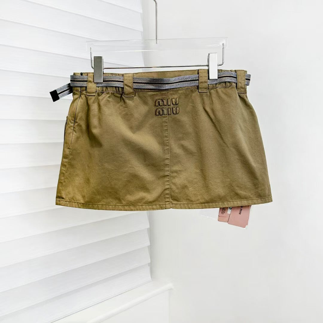 25ss cargo pocket belt skirt