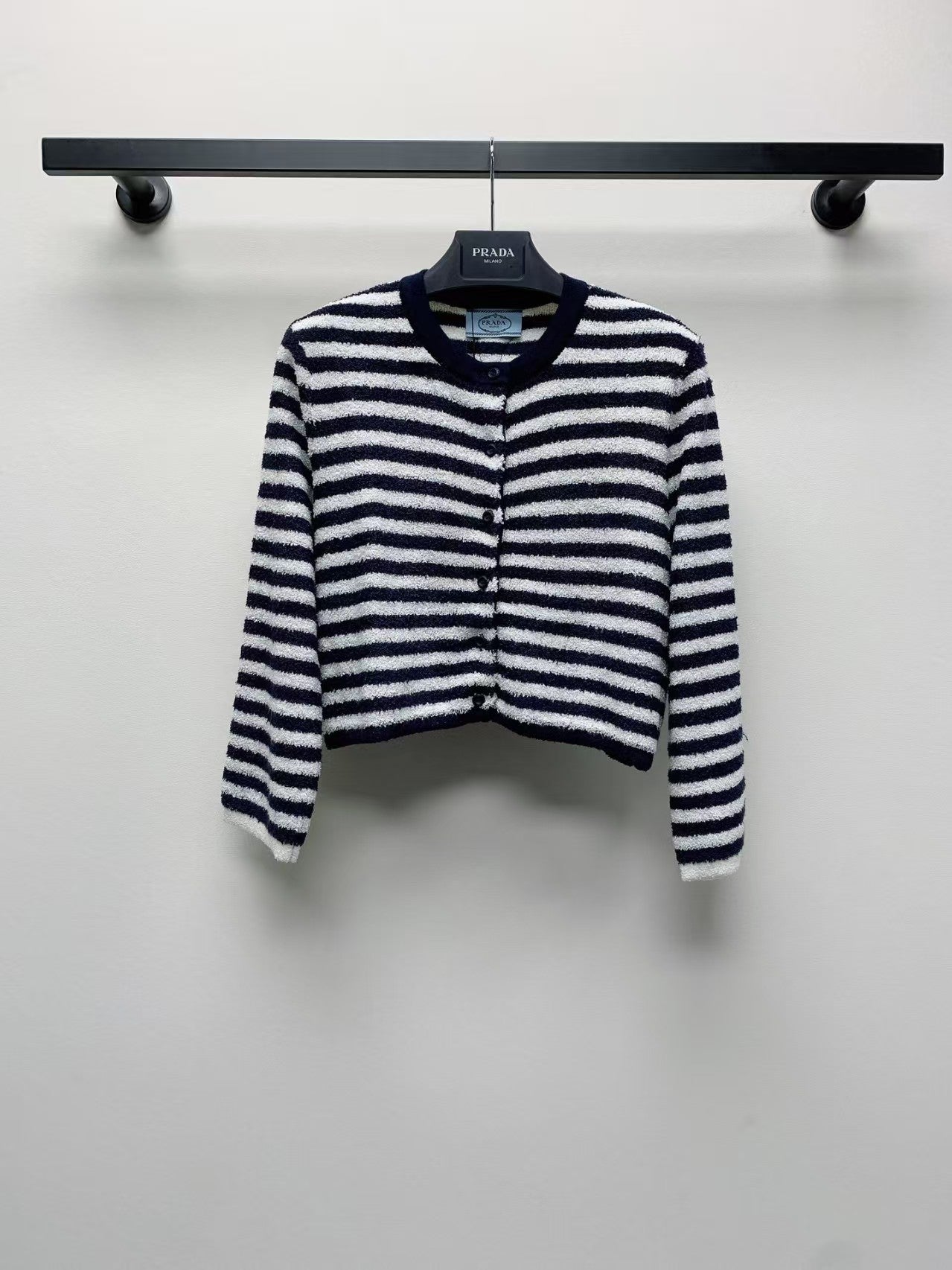 25ss striped knitted sweater cardigan