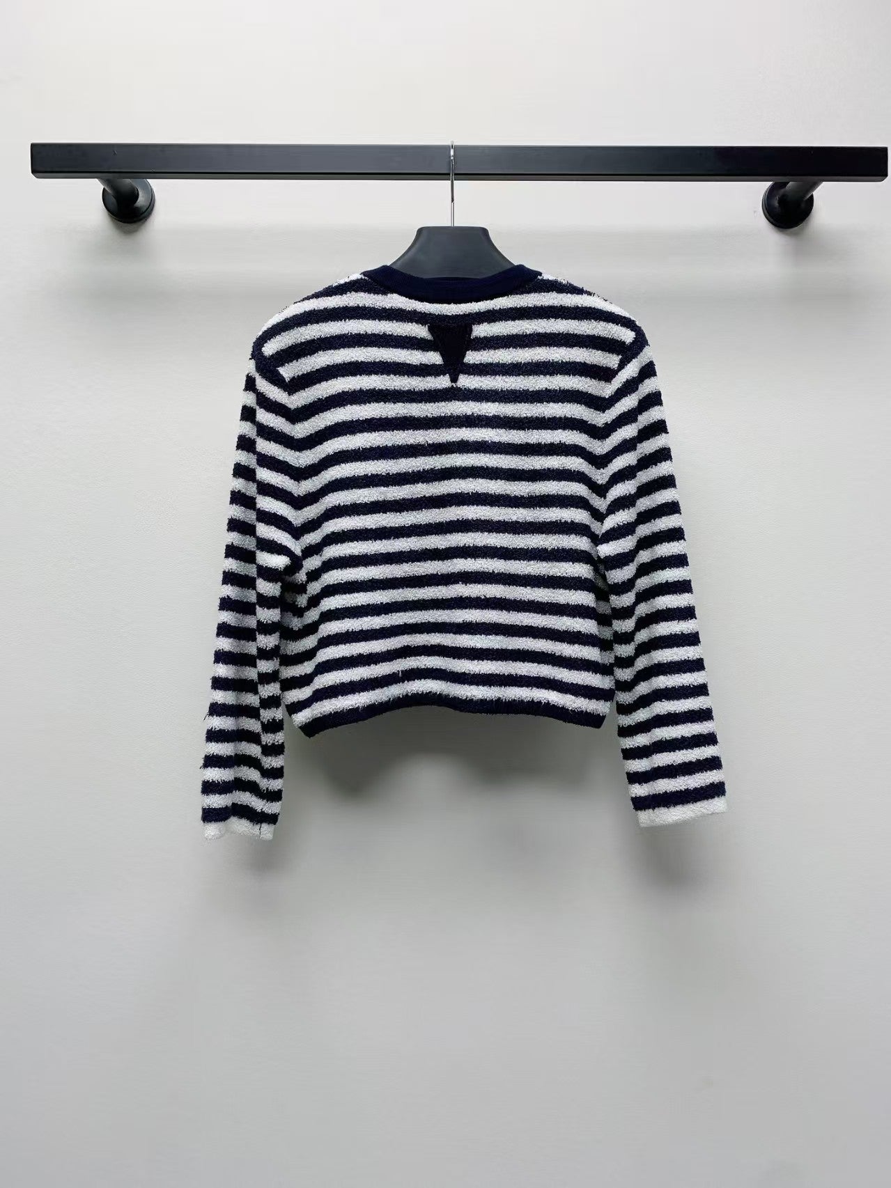 25ss striped knitted sweater cardigan