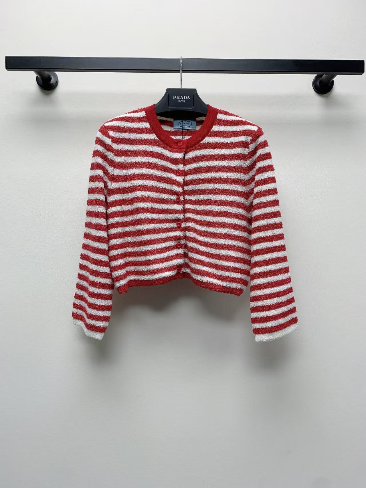 25ss striped knitted sweater cardigan