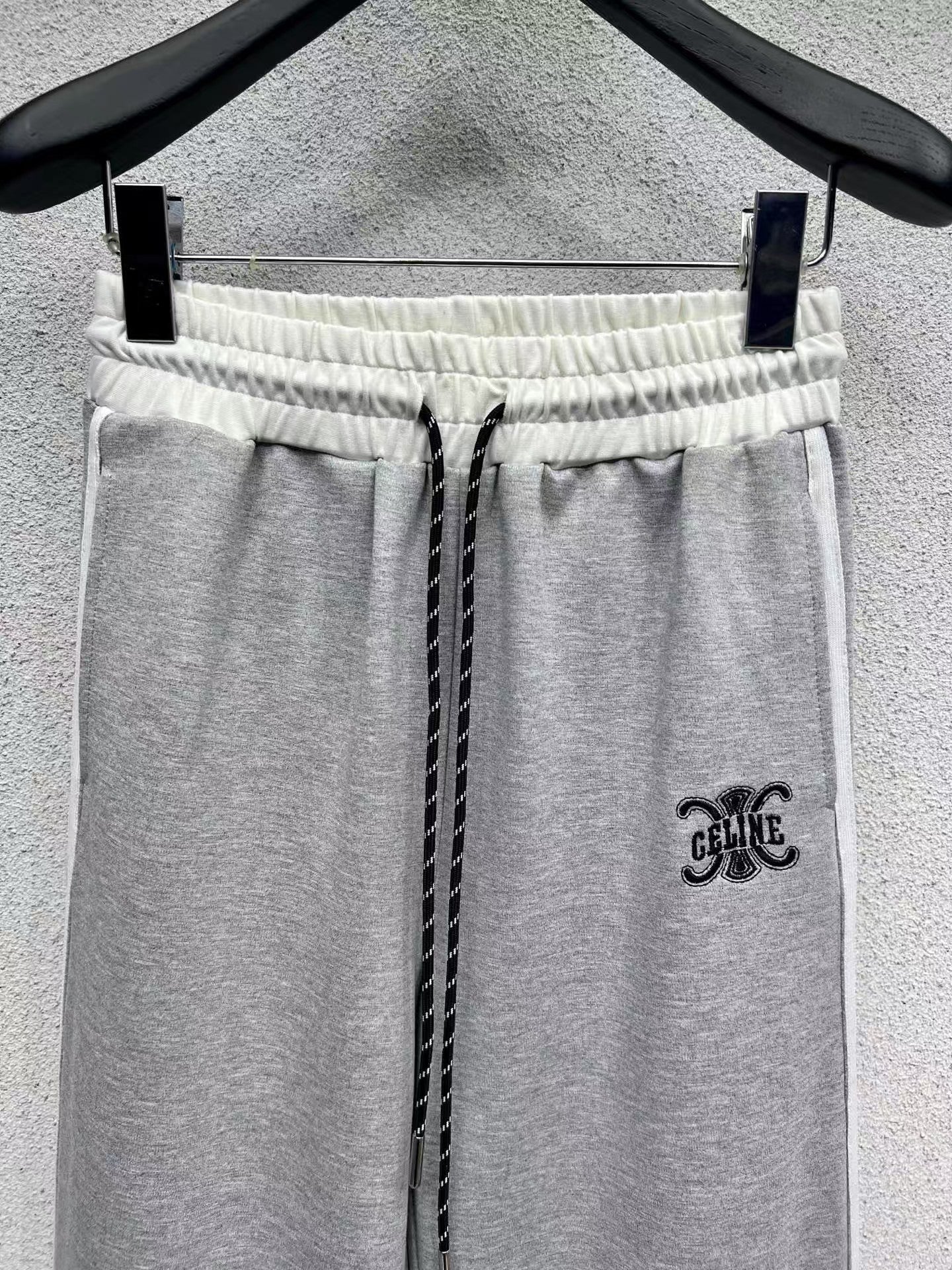 25SS elastic waist casual trousers