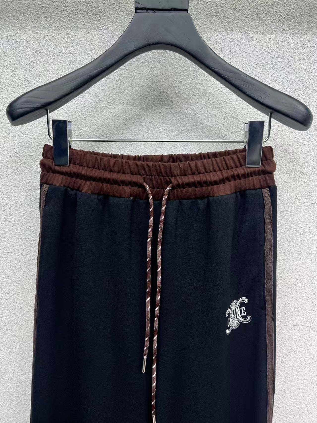 25SS elastic waist casual trousers