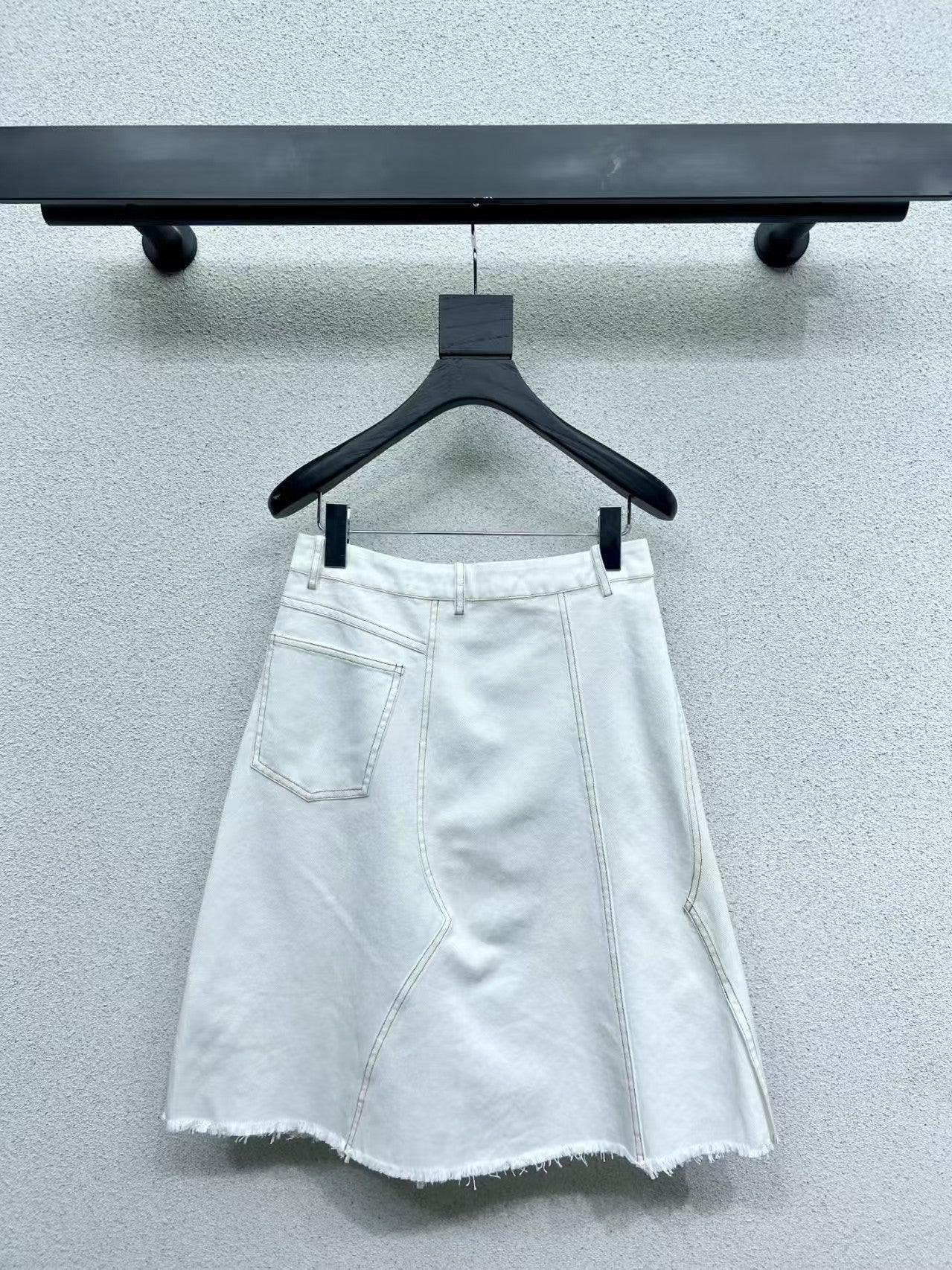 25SS slit denim skirt