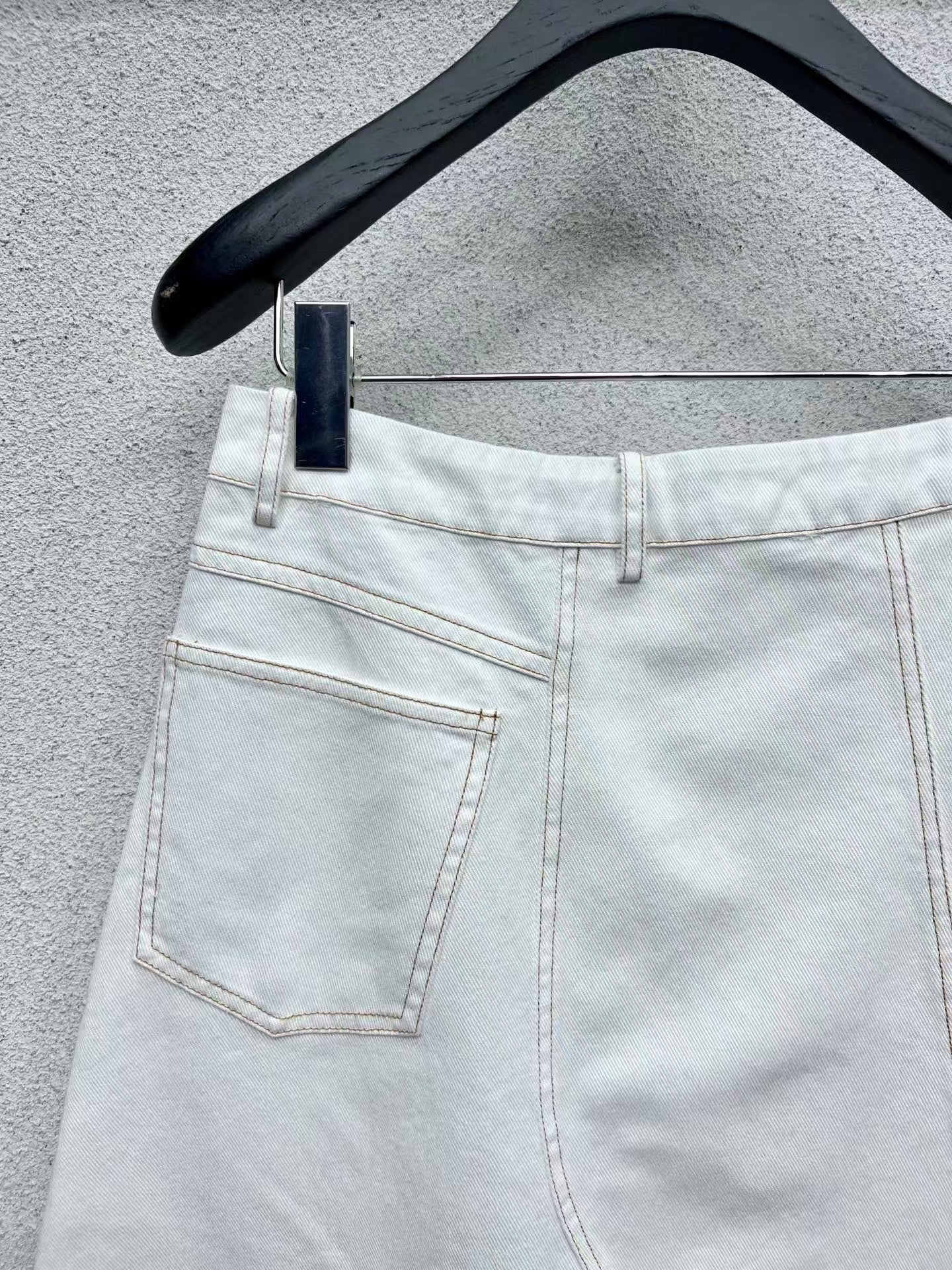 25SS slit denim skirt