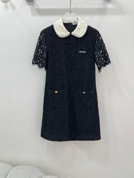 25 Early Spring Water-soluble Flower Lace Dress