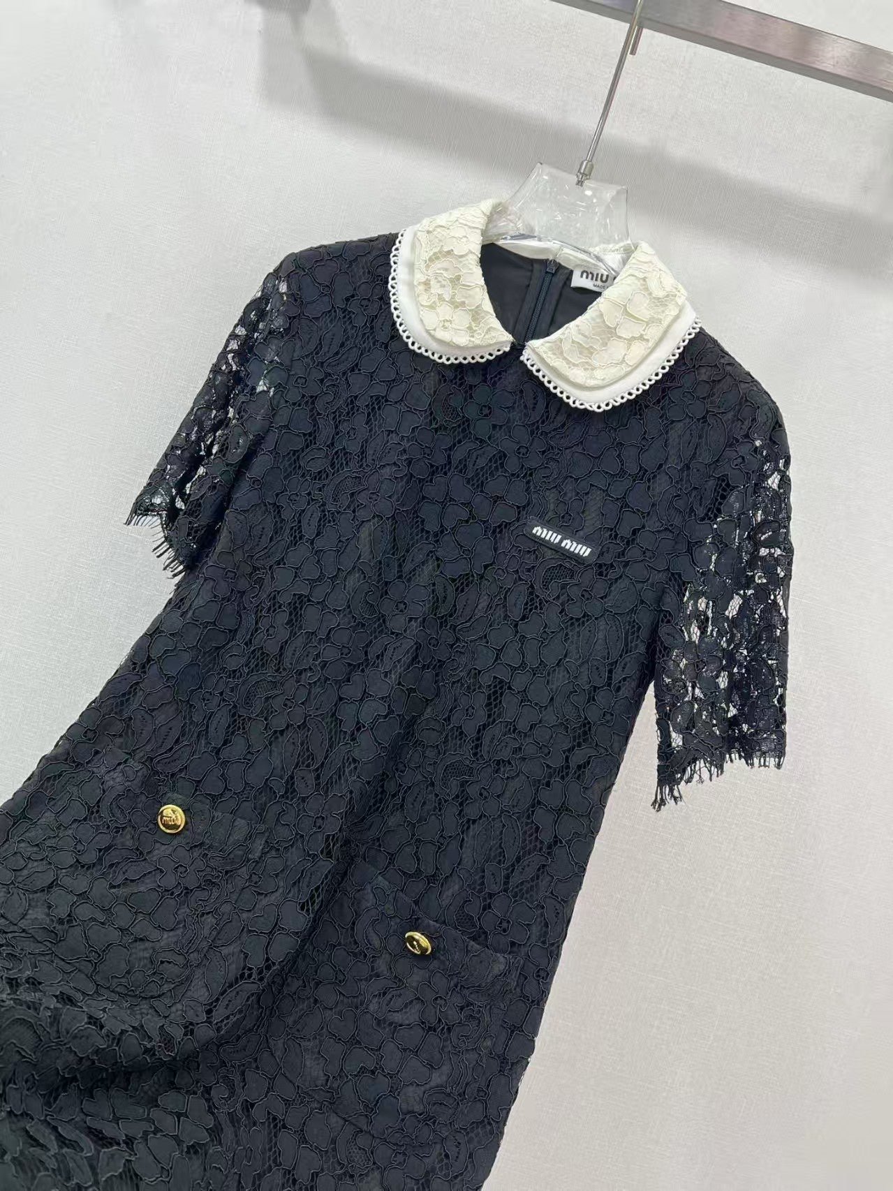 25 Early Spring Water-soluble Flower Lace Dress