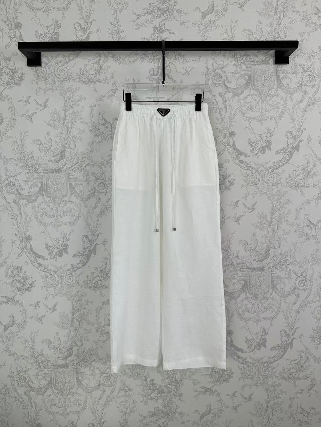 25 Early Spring Linen Elastic Waist Wide Leg Pants