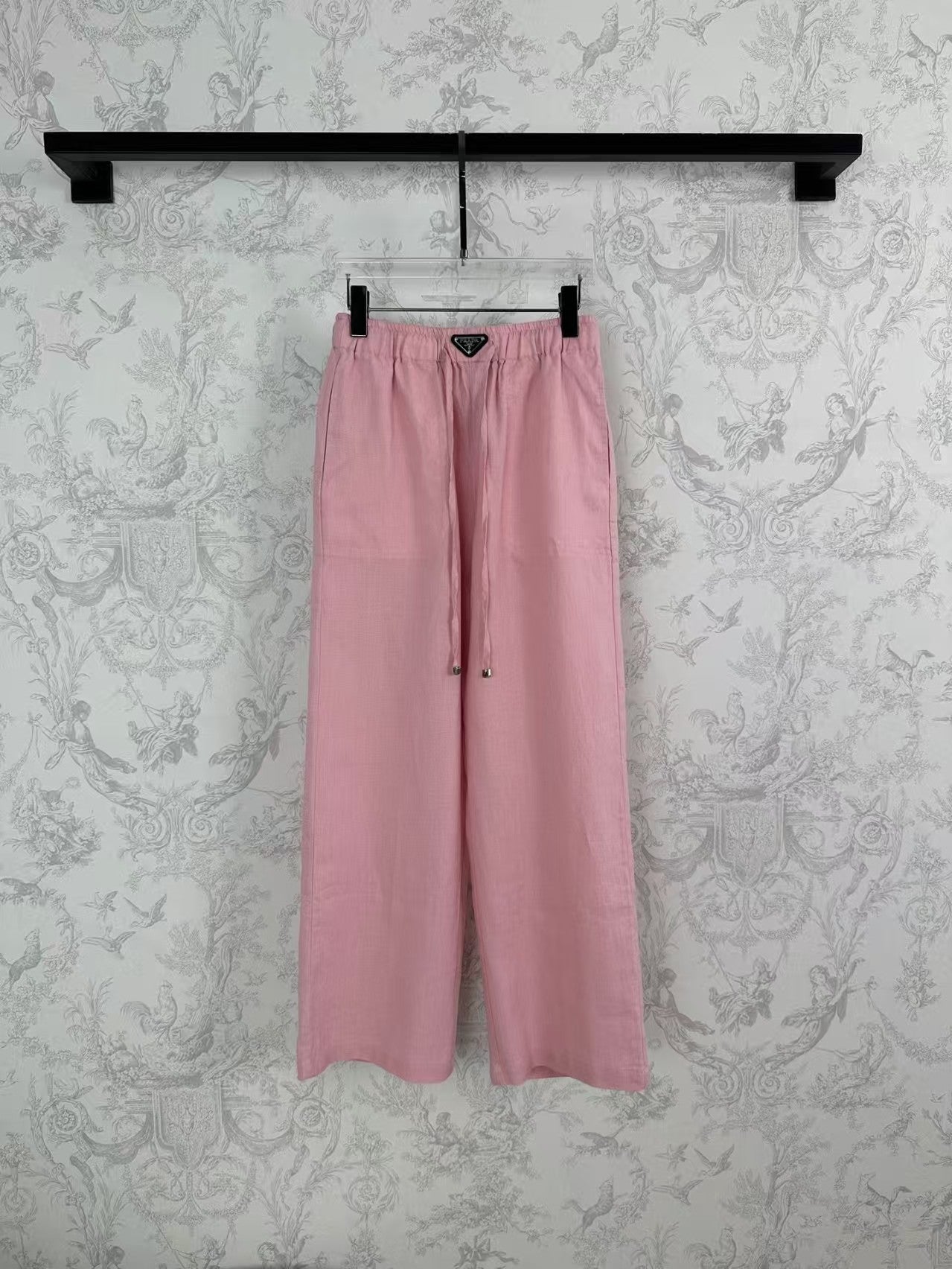 25 Early Spring Linen Elastic Waist Wide Leg Pants