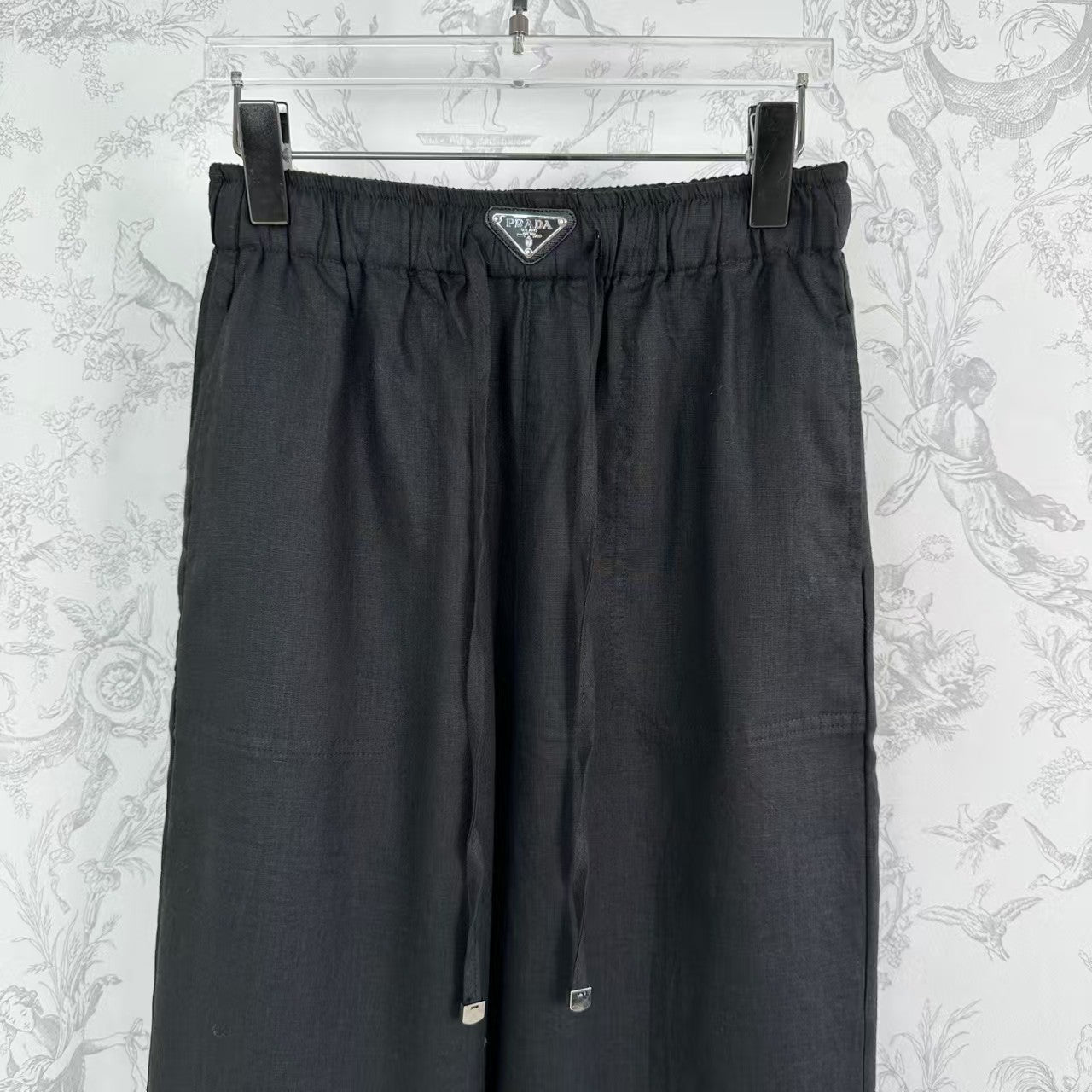 25 Early Spring Linen Elastic Waist Wide Leg Pants