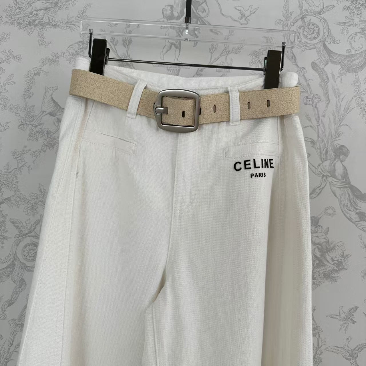 25 Early Spring Fashion Linen Denim Wide Leg Pants