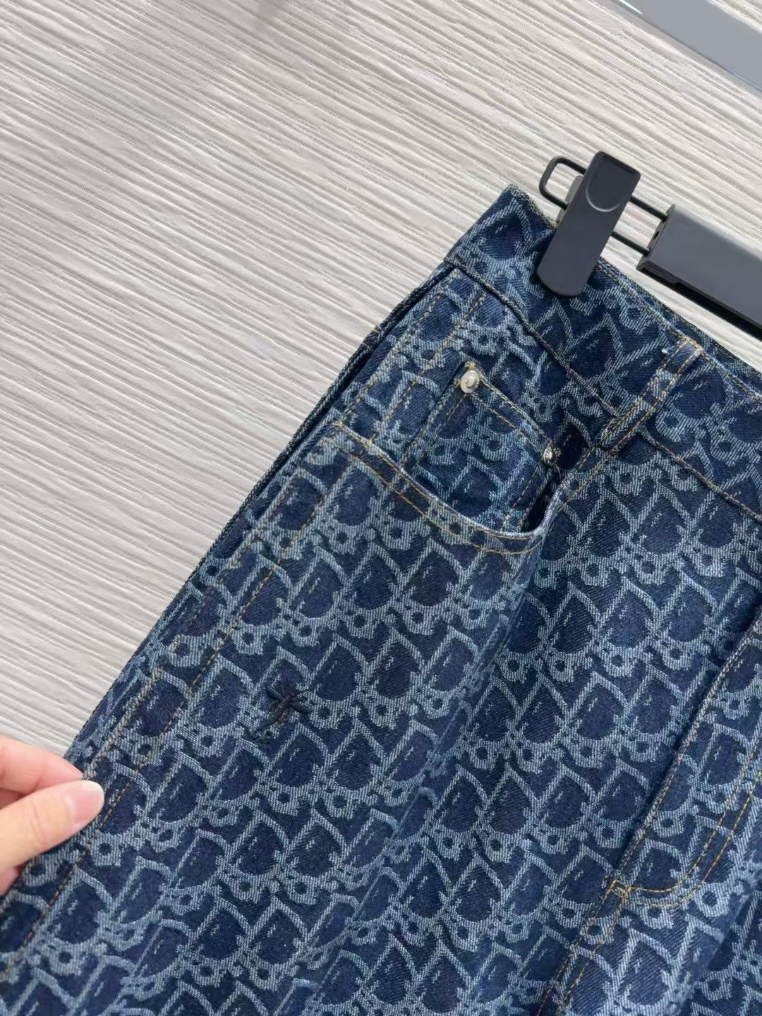 25SS Super fashionable new denim jeans skirt