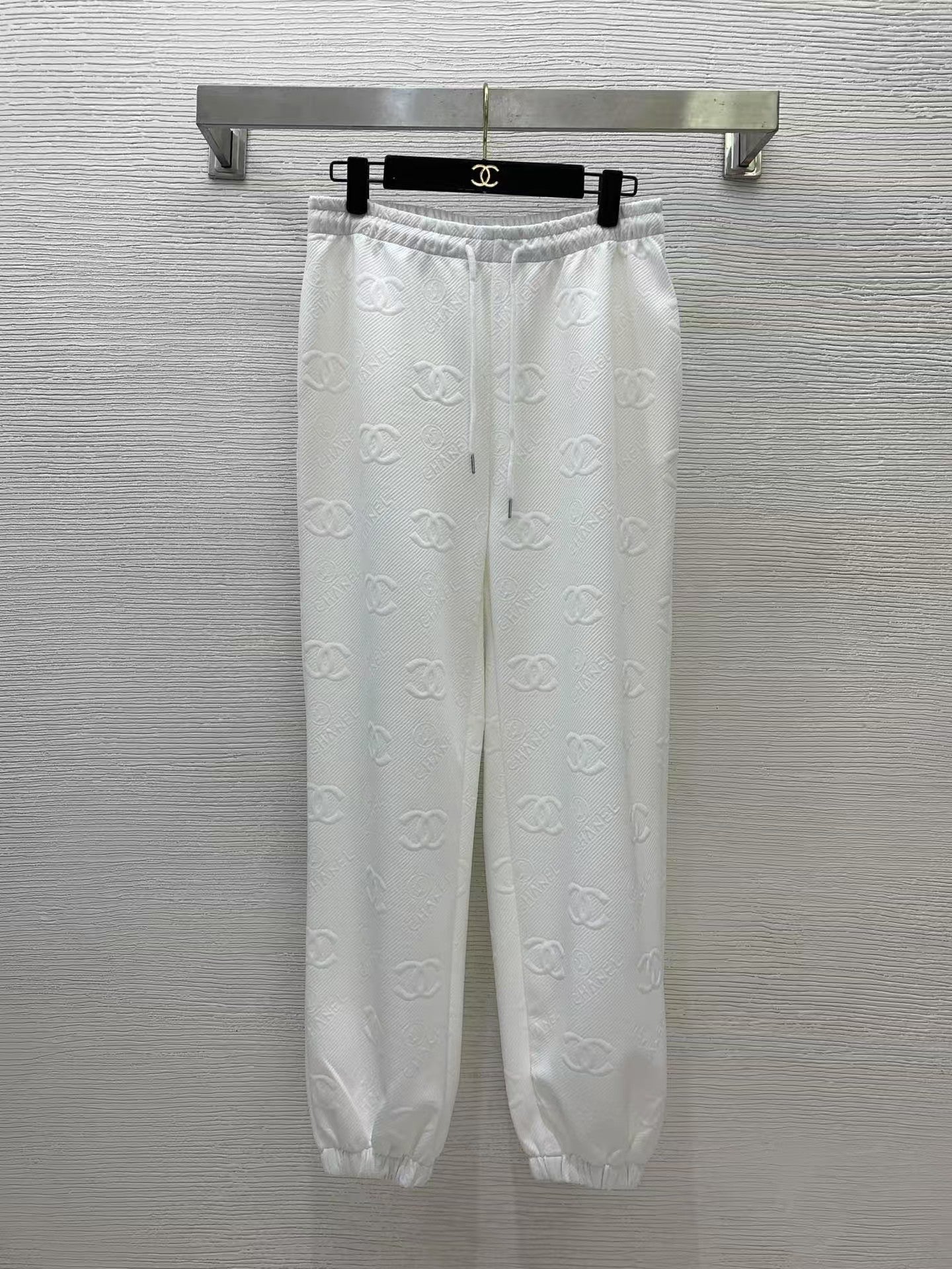 25 Fashion casual suit with double c logo embossing