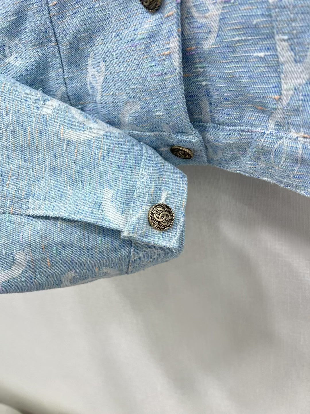 25 Early Spring New Jacquard Denim Jacket