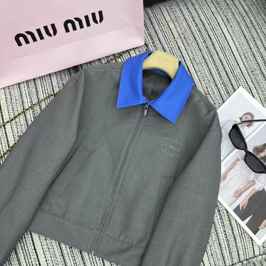 25 Early Spring Double Collar Lapel Jacket