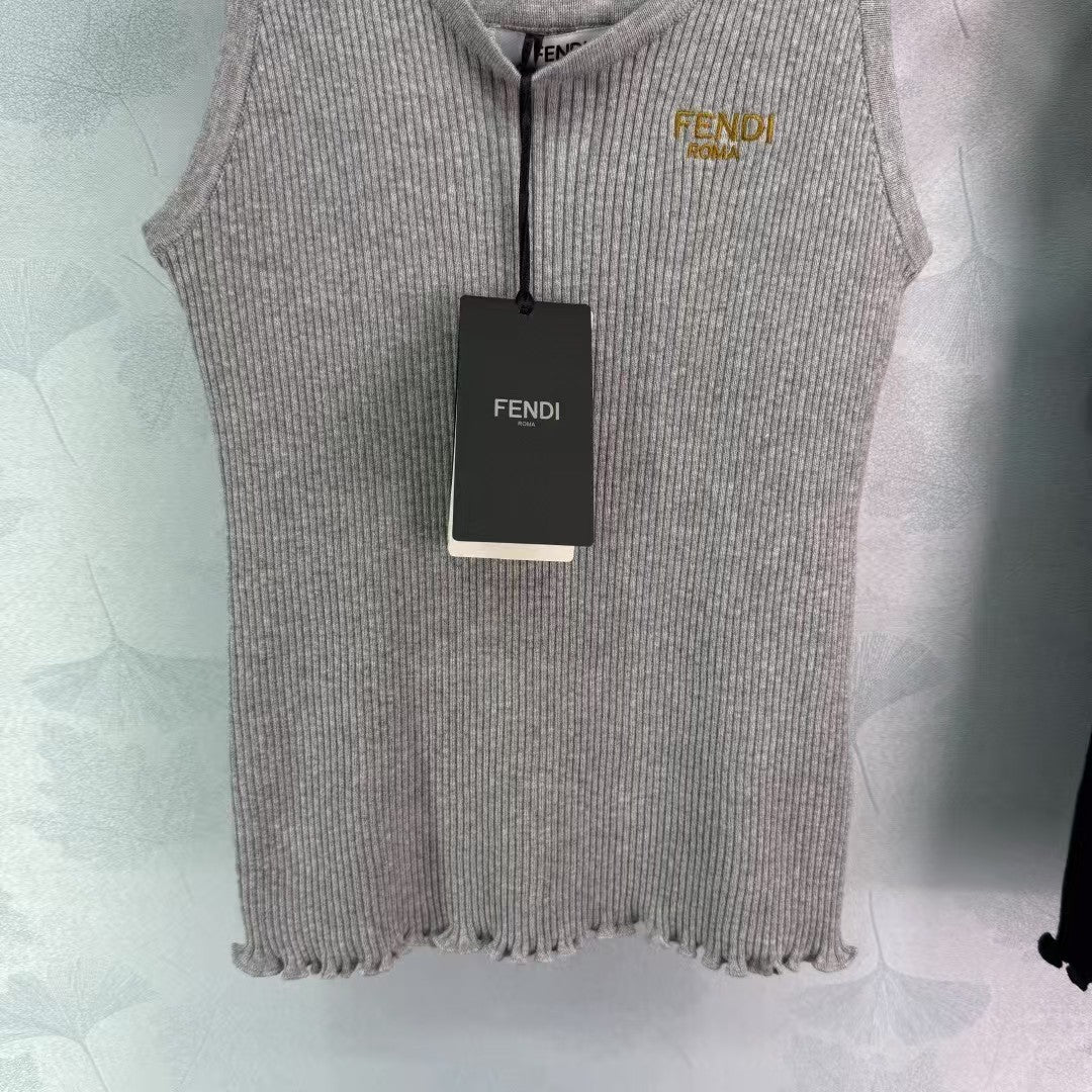 25ss knitted vest top