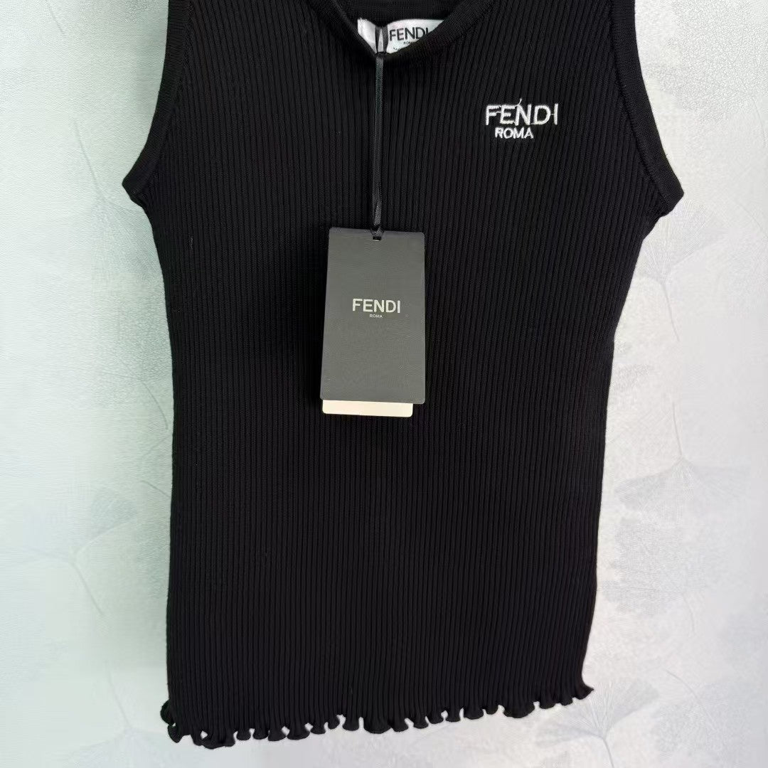 25ss knitted vest top