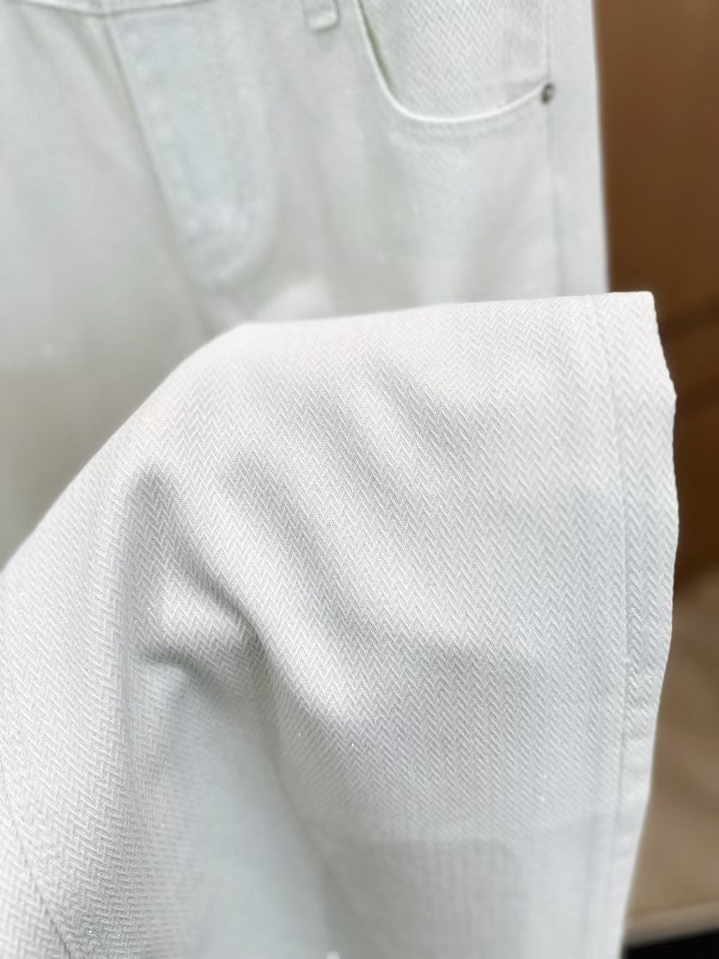 New double button jeans