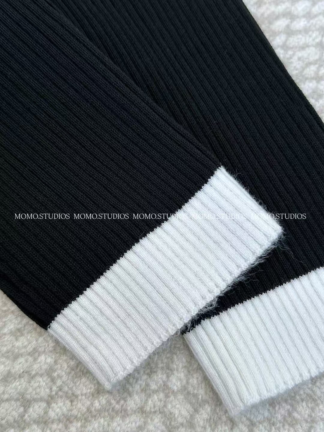 Hooded Crochet Elbow Sleeve Knit Top