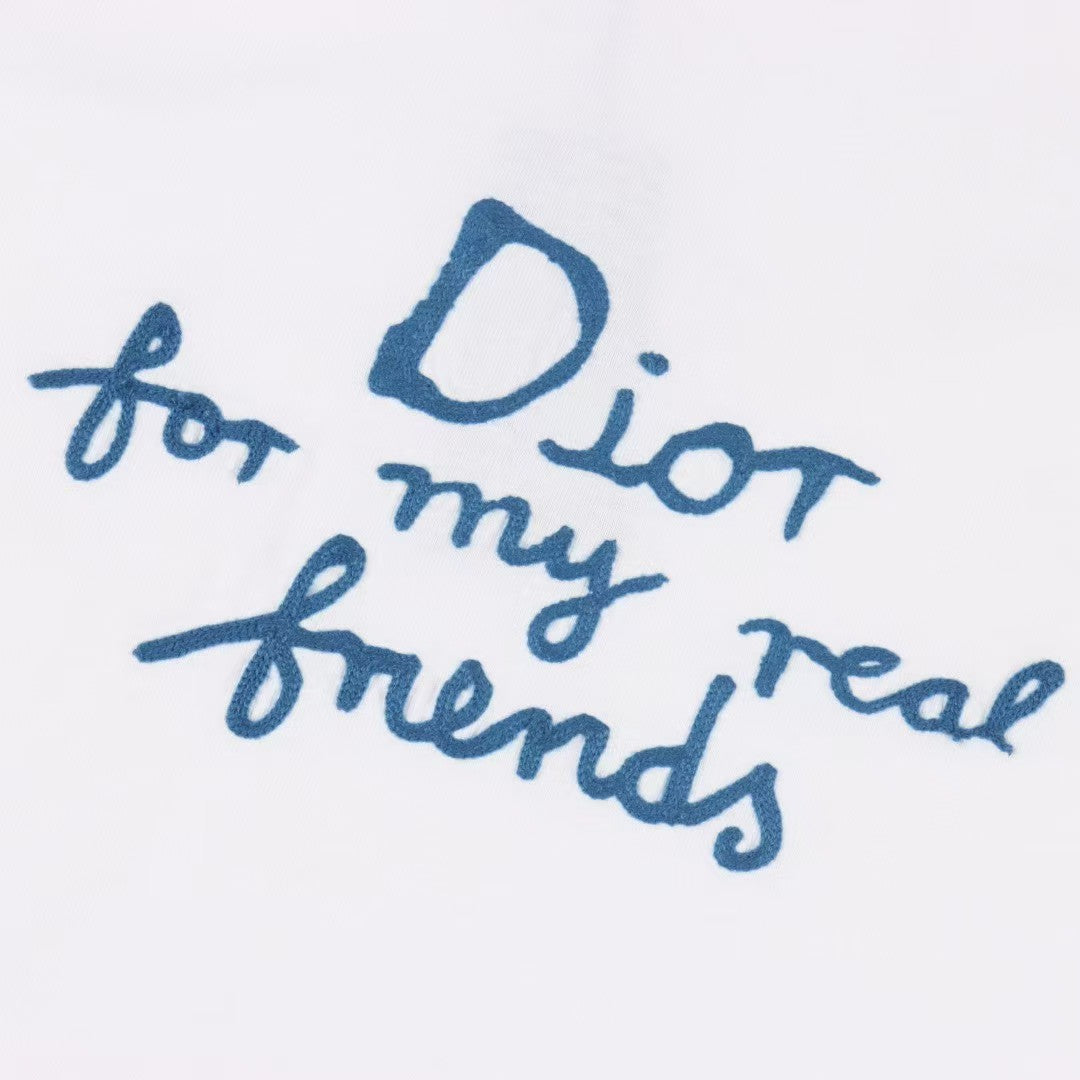 Towel embroidery letter short sleeves