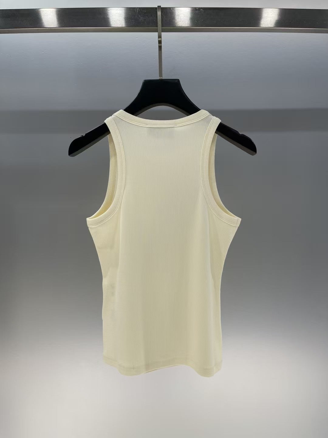 Yellow rhinestone lettering vest