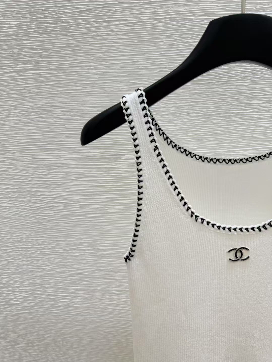 New Round Neck Knitted Vest Dress