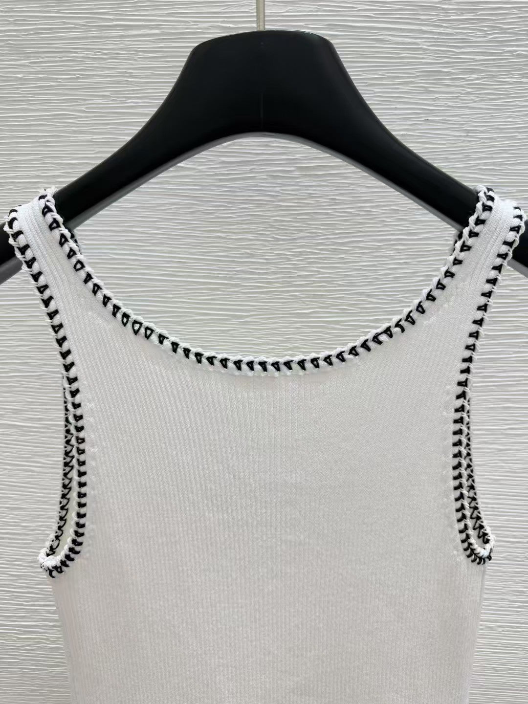 New Round Neck Knitted Vest Dress