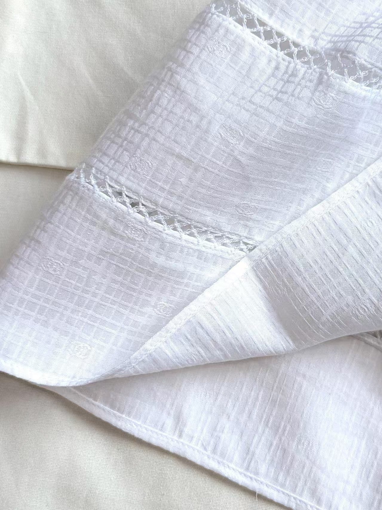new silk logo jacquard camisole