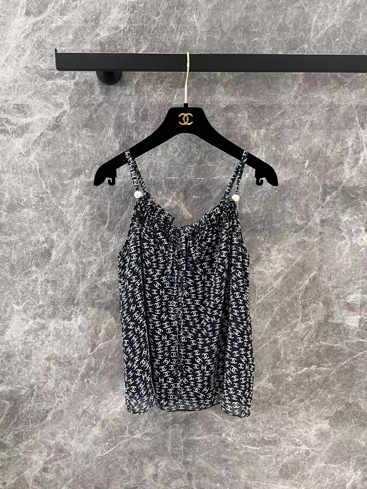 Double C printed camisole top