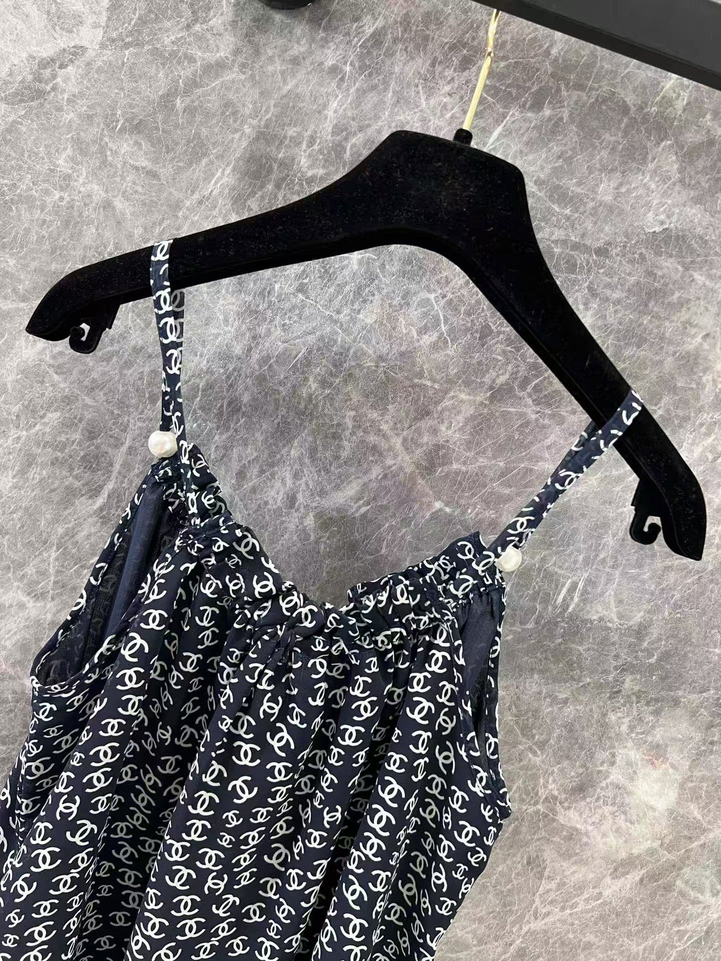 Double C printed camisole top