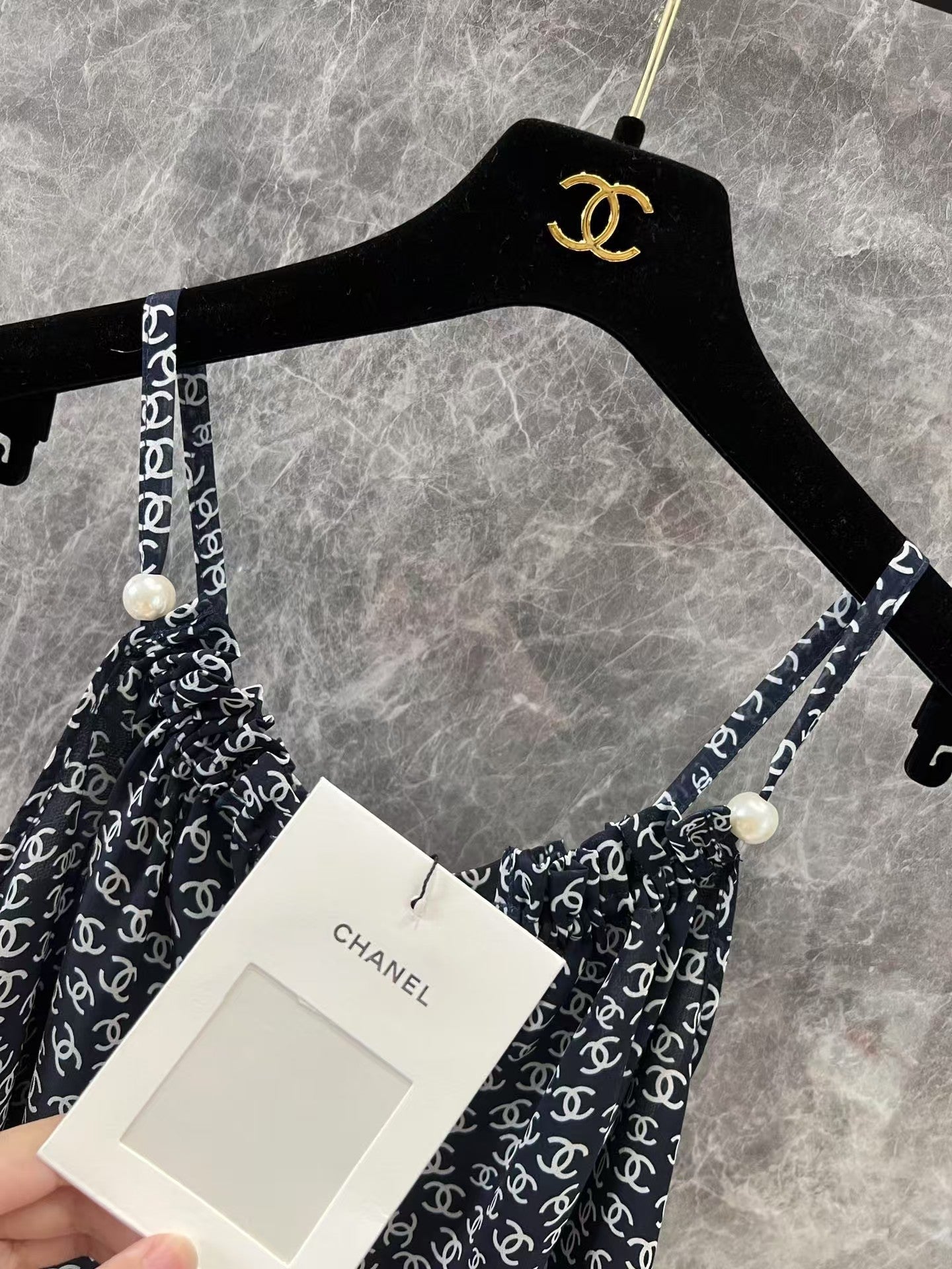 Double C printed camisole top