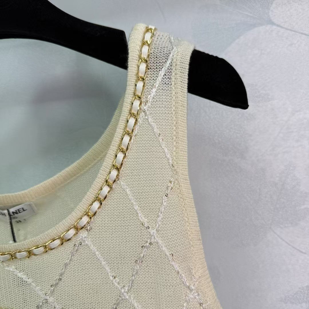 3D Diamond Knitted Vest