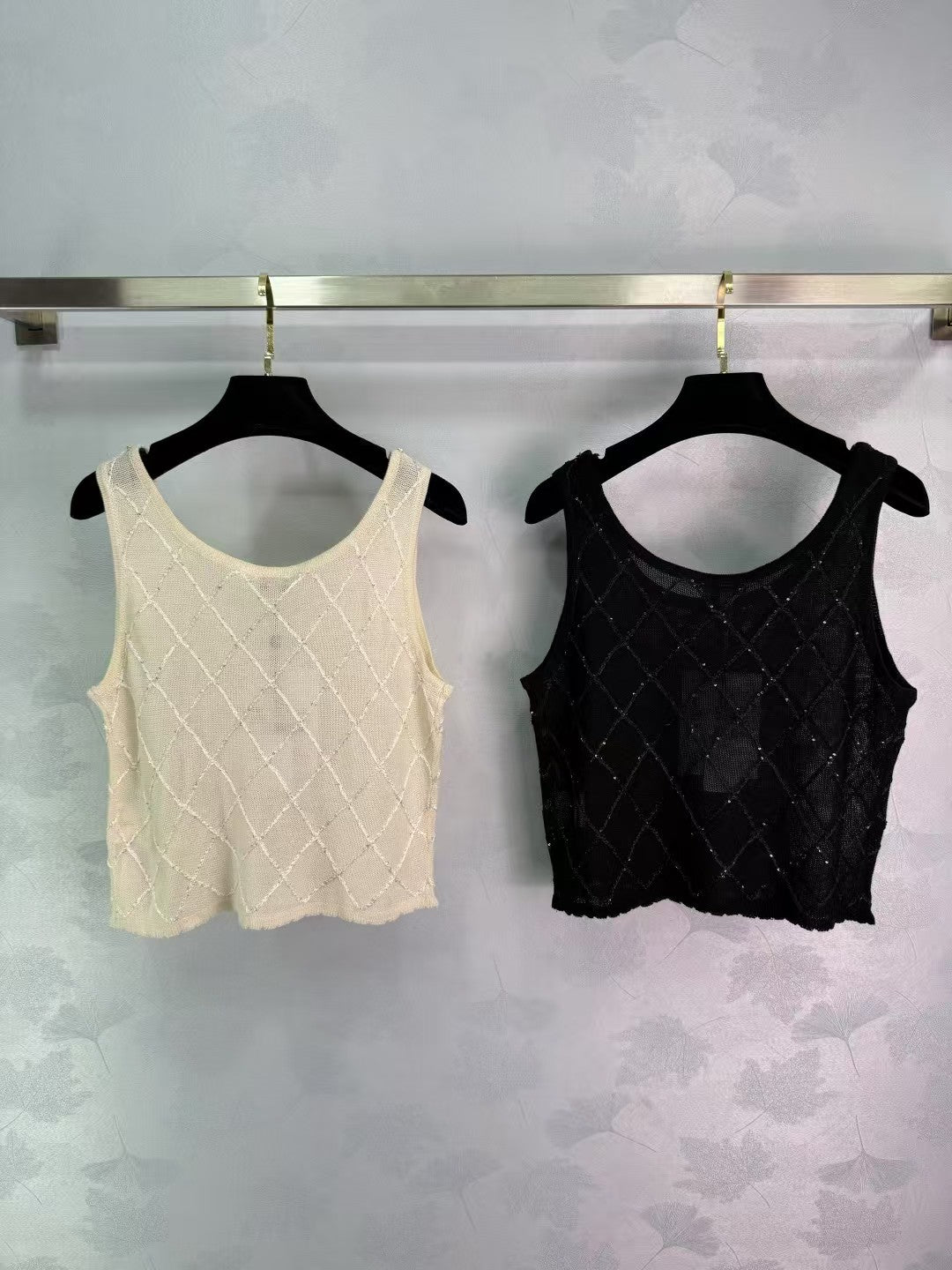 3D Diamond Knitted Vest