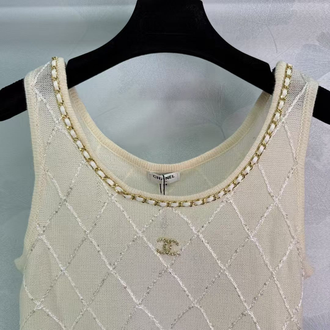 3D Diamond Knitted Vest