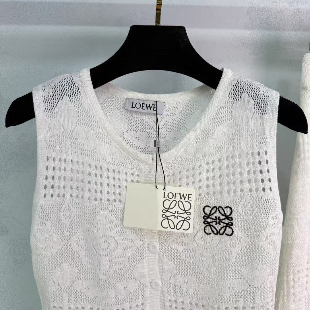 Sleeveless ruffled maxi dress set