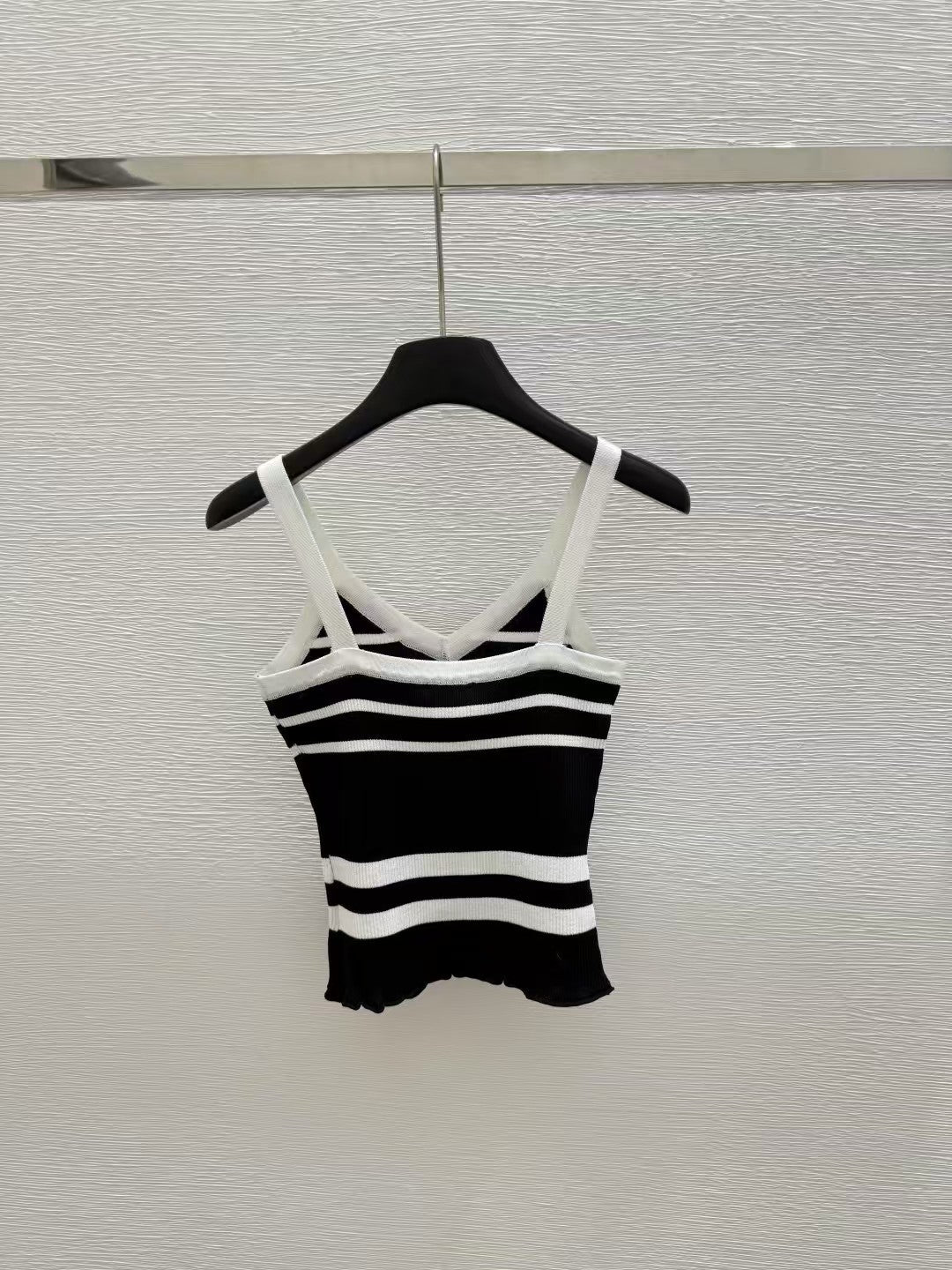Striped knitted camisole