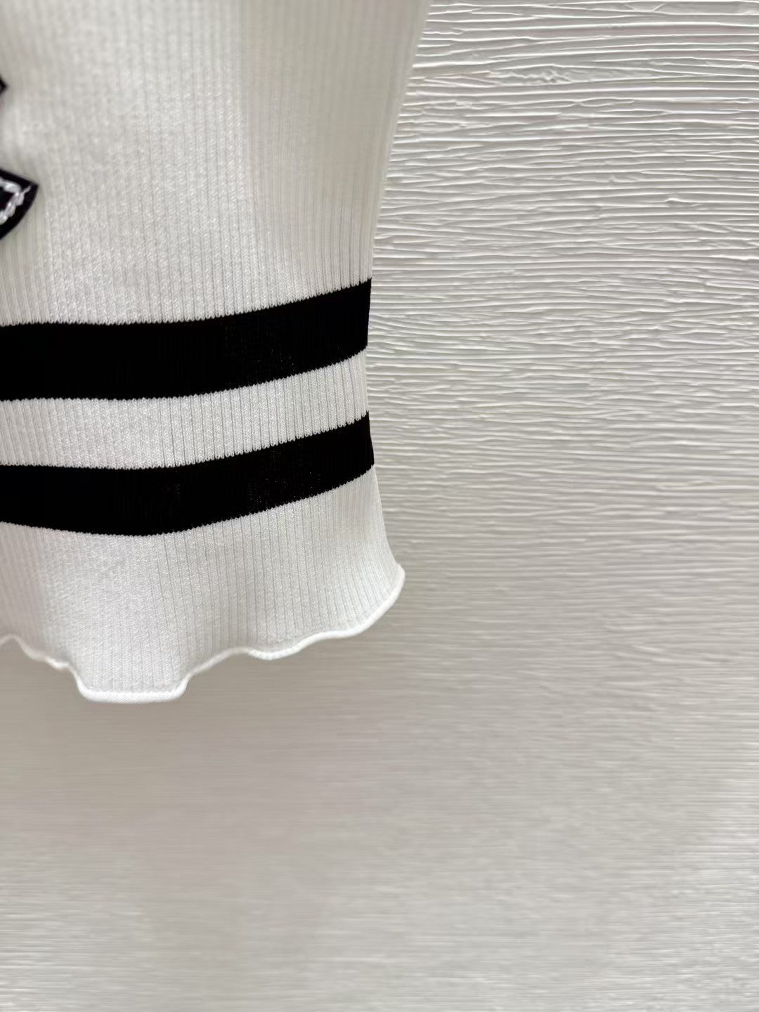 Striped knitted camisole